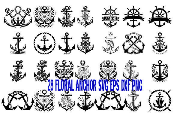 FLORAL ANCHOR Bundle SVG Review