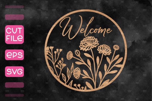 Floral Door Hanger SVG Review