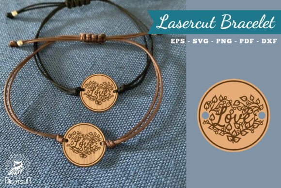 Floral Love Lasercut Bracelet 1