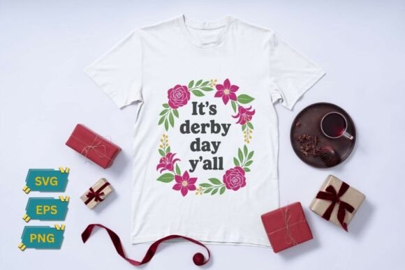 It's Derby Day Y All Floral Wreath