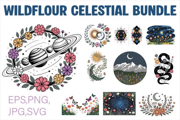 Wildflower Celestial Boho Bundle